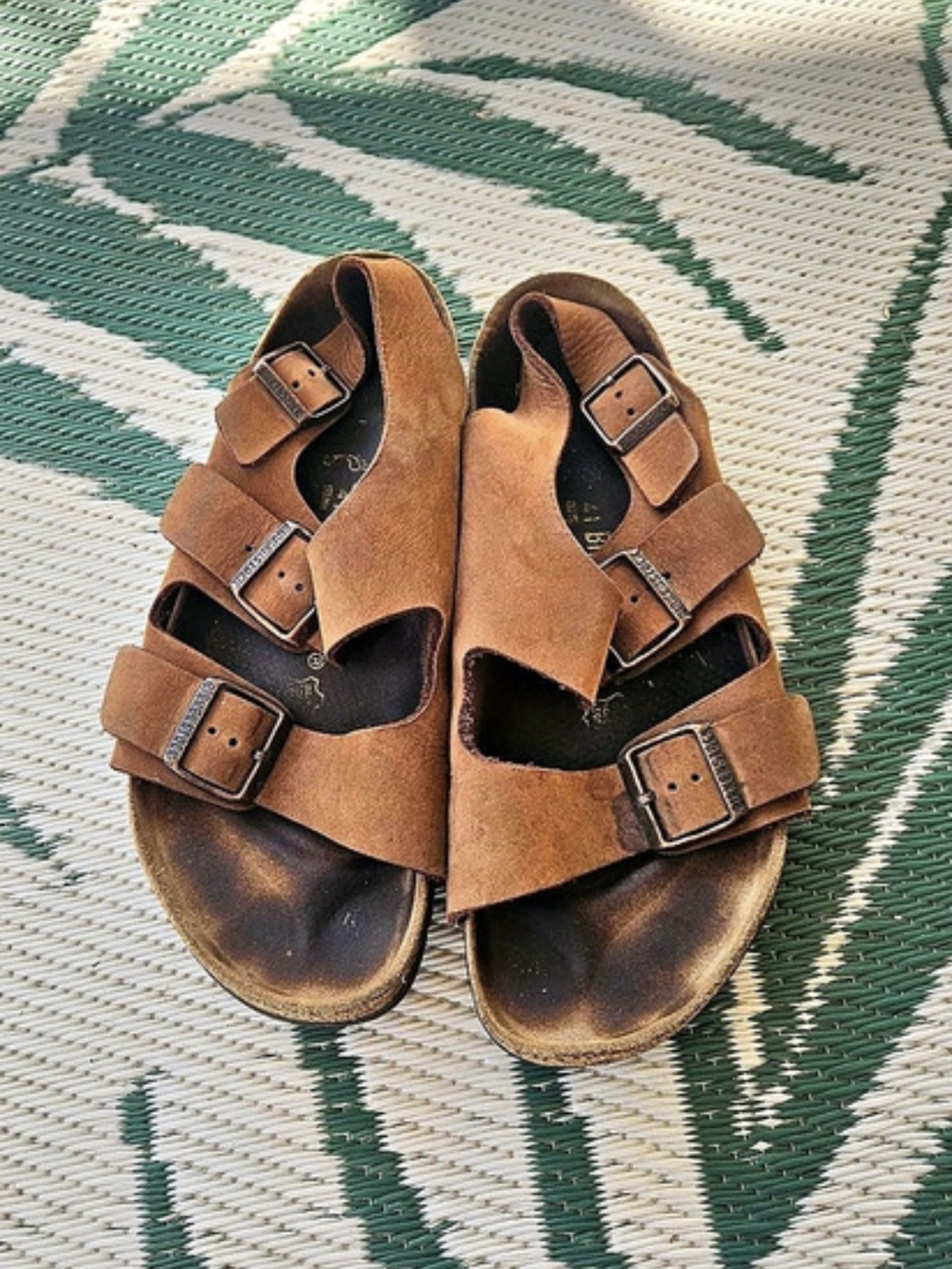 Birkenstock Milano Brown Suede Sandals EU 41
